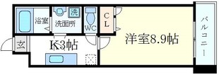 女学院前駅 徒歩4分 4階の物件間取画像